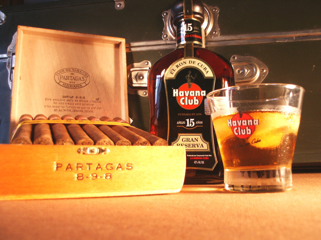 Habano y ron