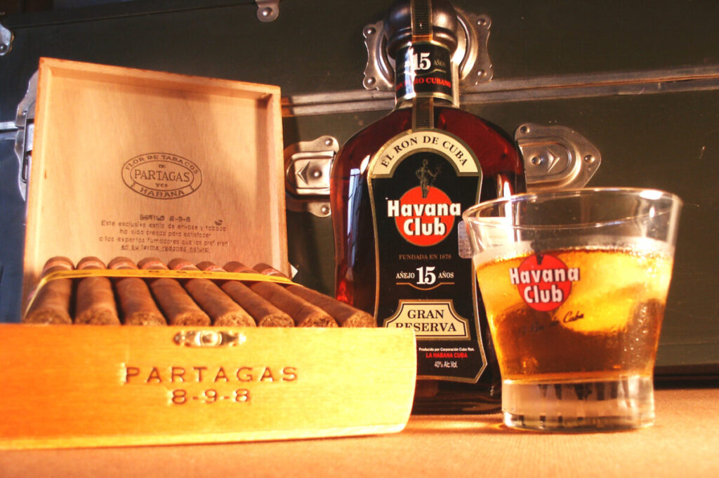Habano y ron